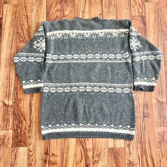 Nordic vintage sweater blend of lamb wool, cashmere and silk - Picture 5 of 5